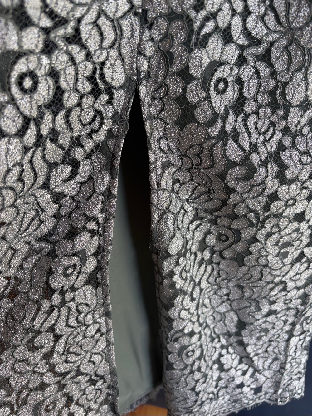 Lace Overlay gown - Picture 9 of 11